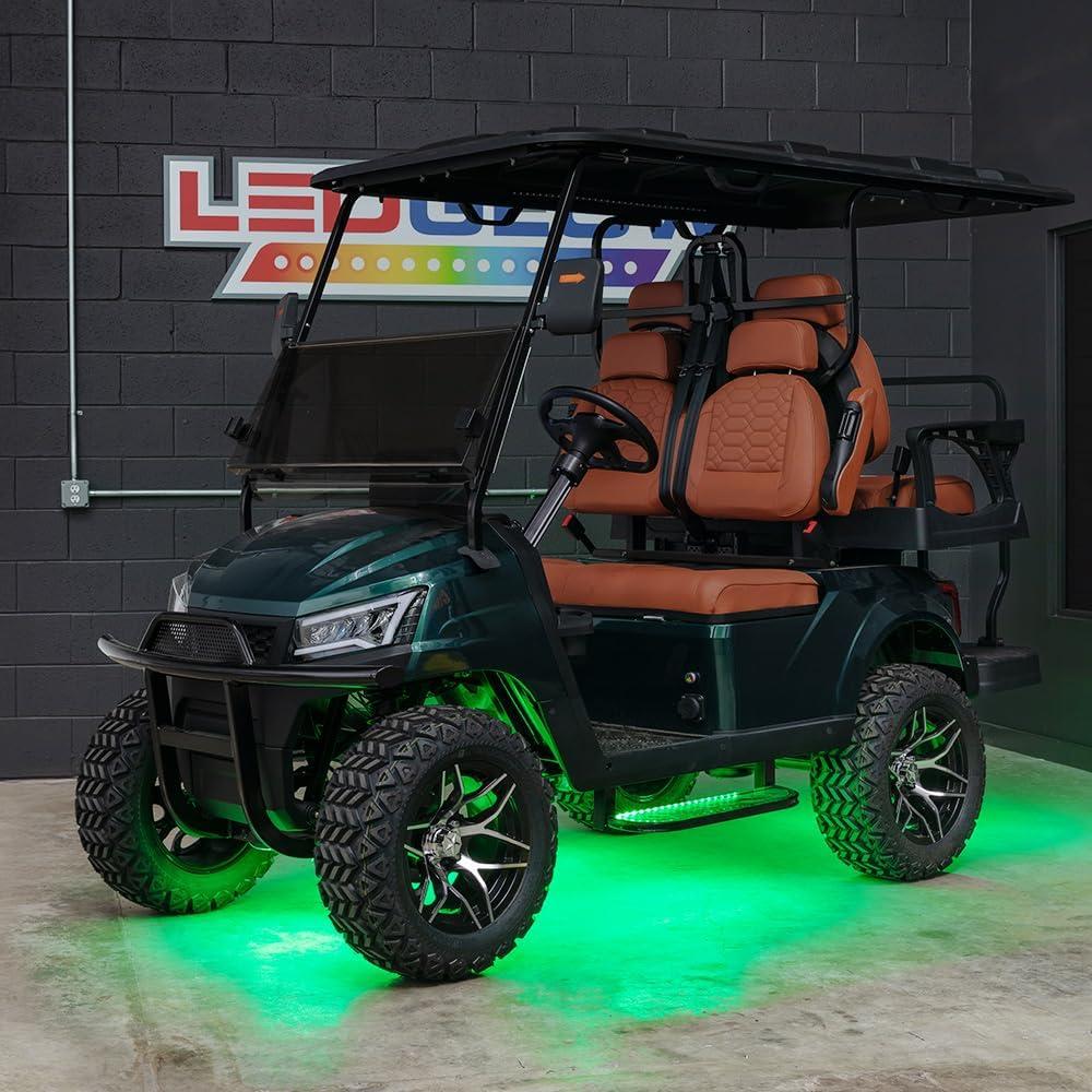 Kit de Iluminación LEDGlow de 4 Piezas para Carro de Golf