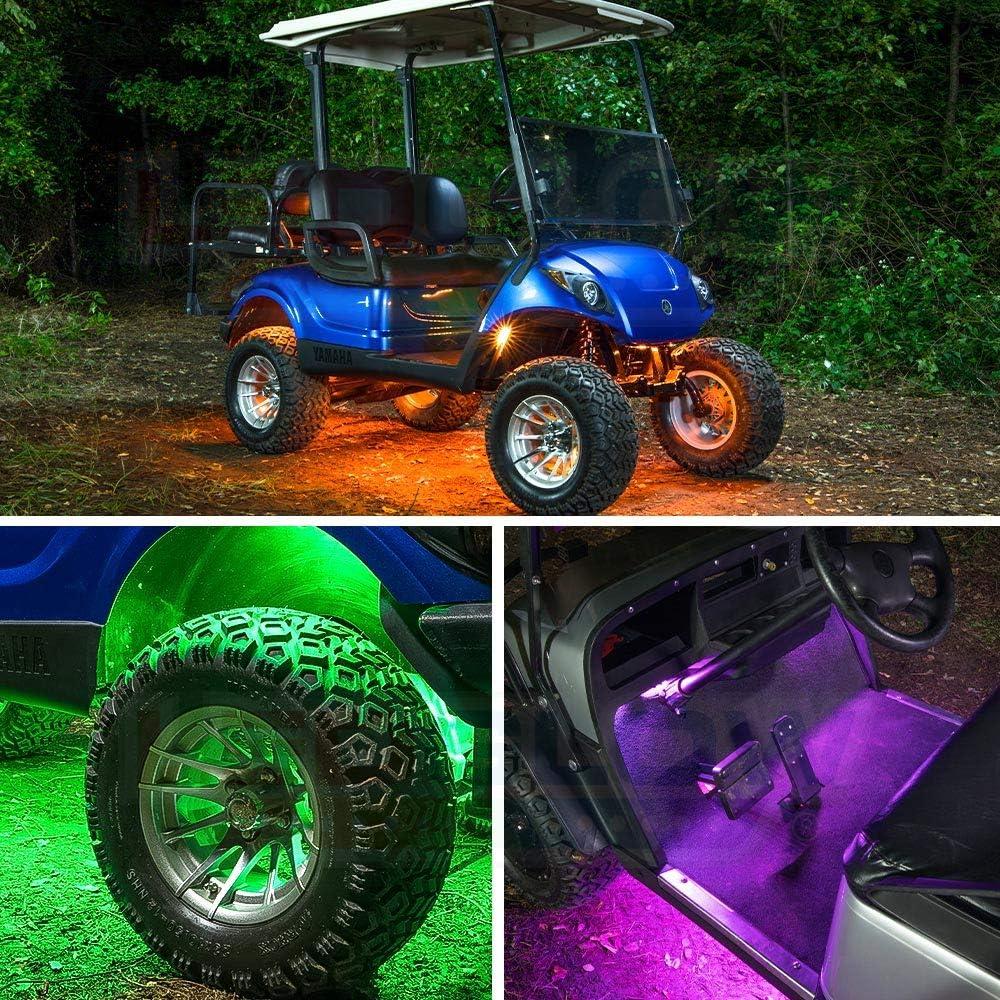 Kit de Iluminación LEDGlow Neon Underglow 12 Piezas para Carritos de Golf