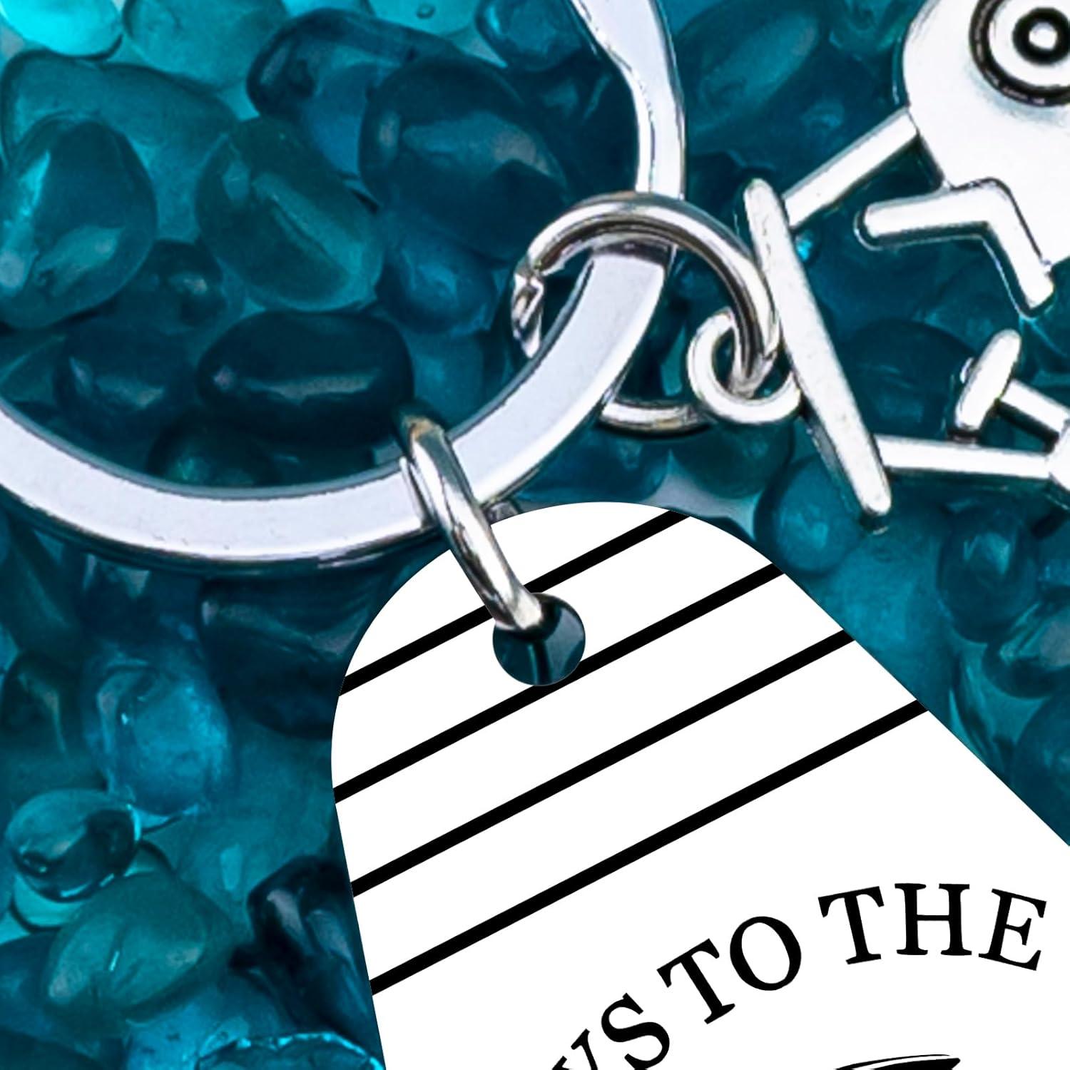 Llave de Llavero de Carrito de Golf Acero Inoxidable