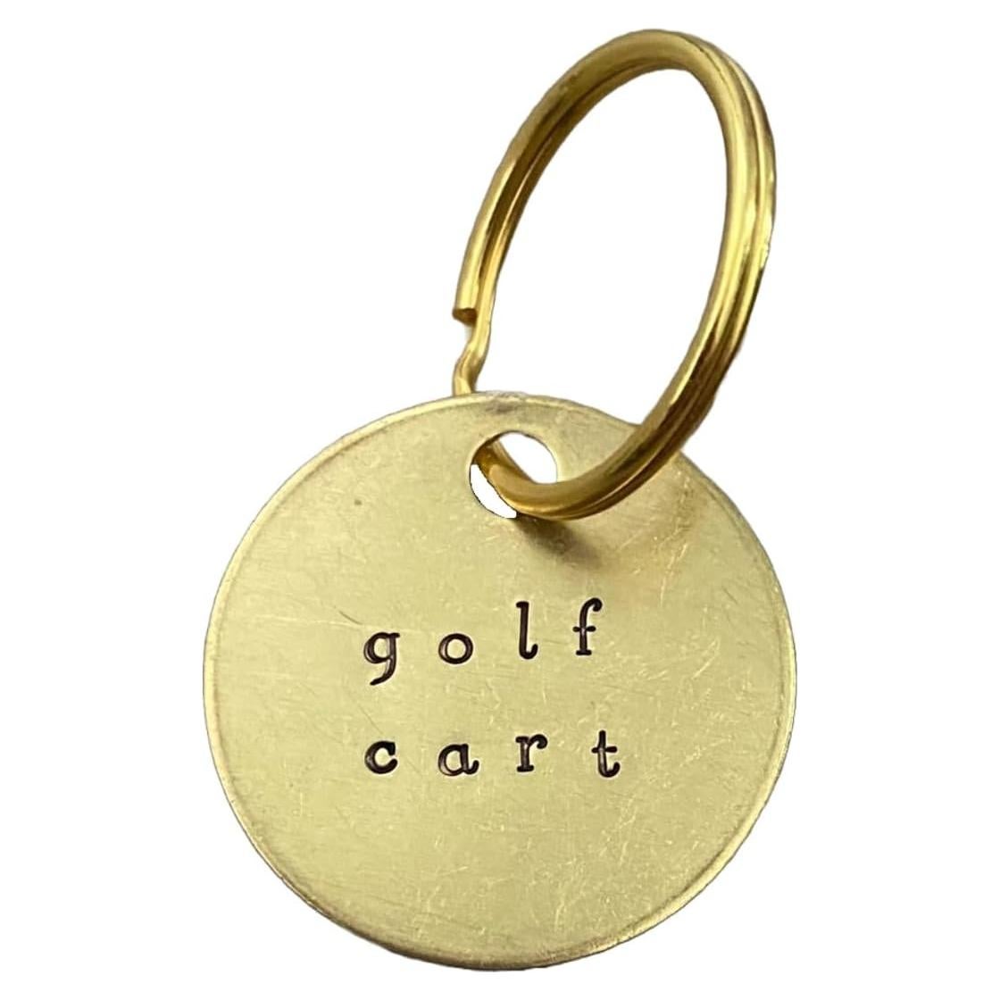 Etiqueta de Llave de Latón Grabada a Mano - 3.18 cm