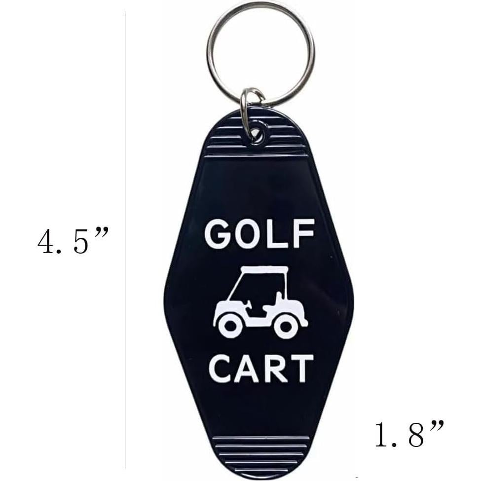 Llavero de Carrito de Golf 4 Piezas Plástico Vintage para Golfistas