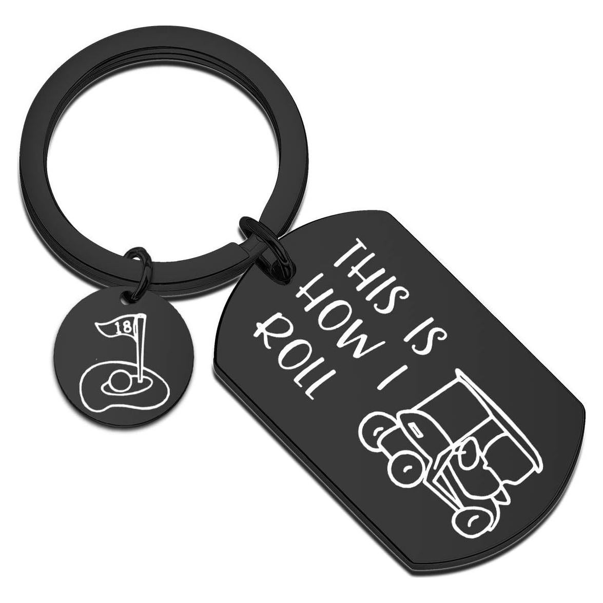 Llavero de Carrito de Golf MAOFAED - Regalo para Golfista