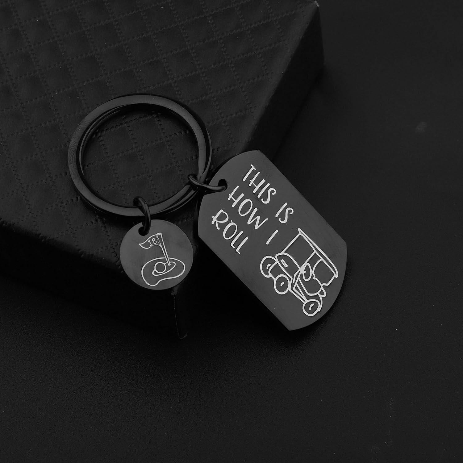 Llavero de Carrito de Golf MAOFAED - Regalo para Golfista