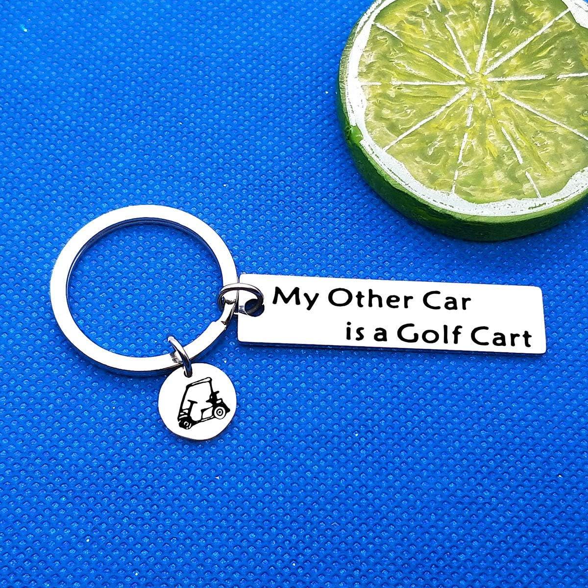 Llavero de Golf Baixian Acero Inoxidable 12x5cm Regalo Divertido