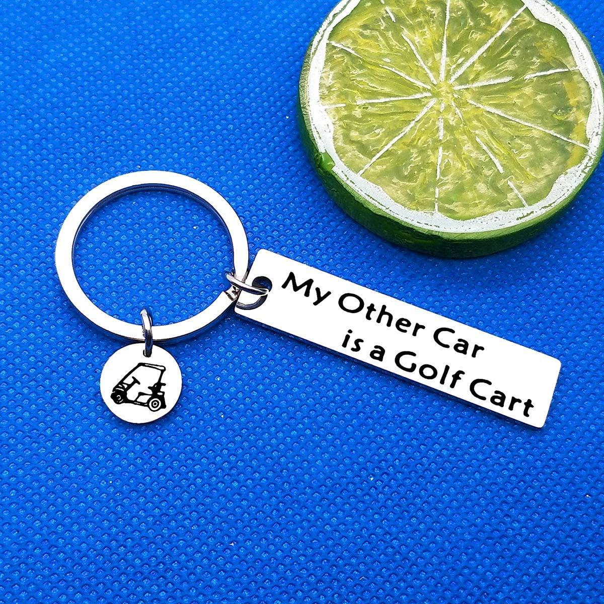 Llavero de Golf Baixian Acero Inoxidable 12x5cm Regalo Divertido