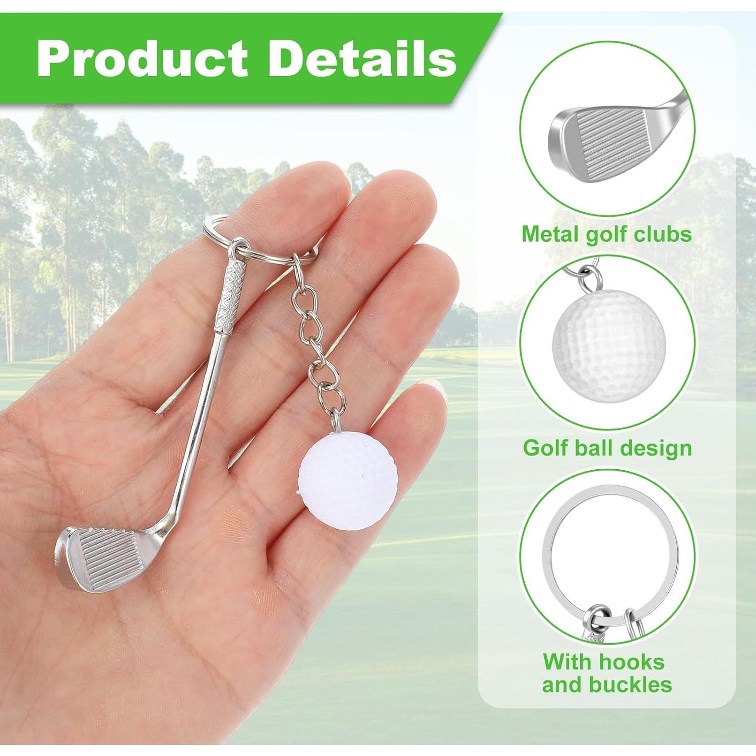 Llavero de Golf XLIUAX con Marcador y Herramienta, 6 cm