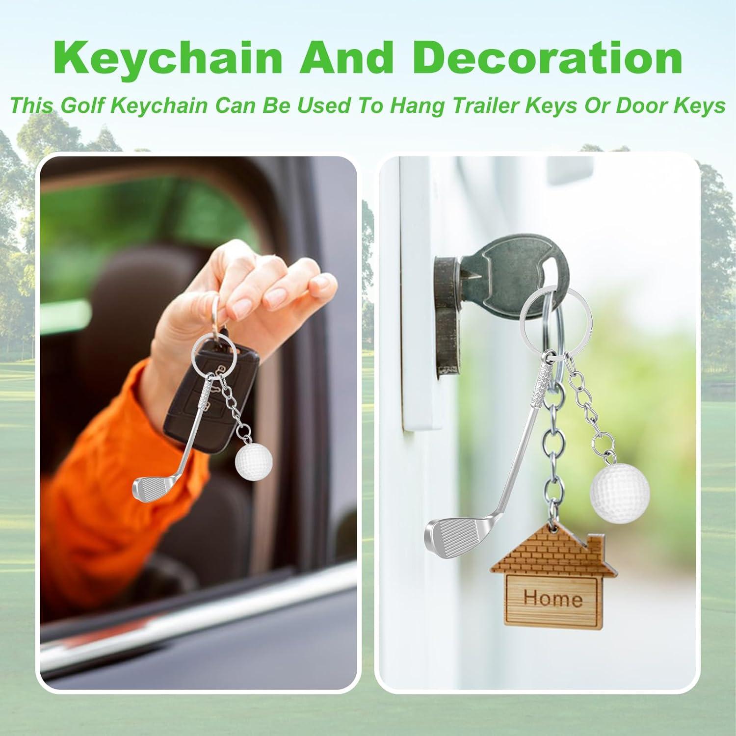 Llavero de Golf XLIUAX con Marcador y Herramienta, 6 cm