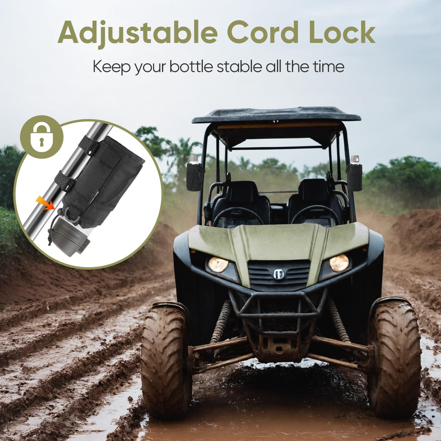 Soporte para Taza GEARV 2024 con Correa Ajustable Negro