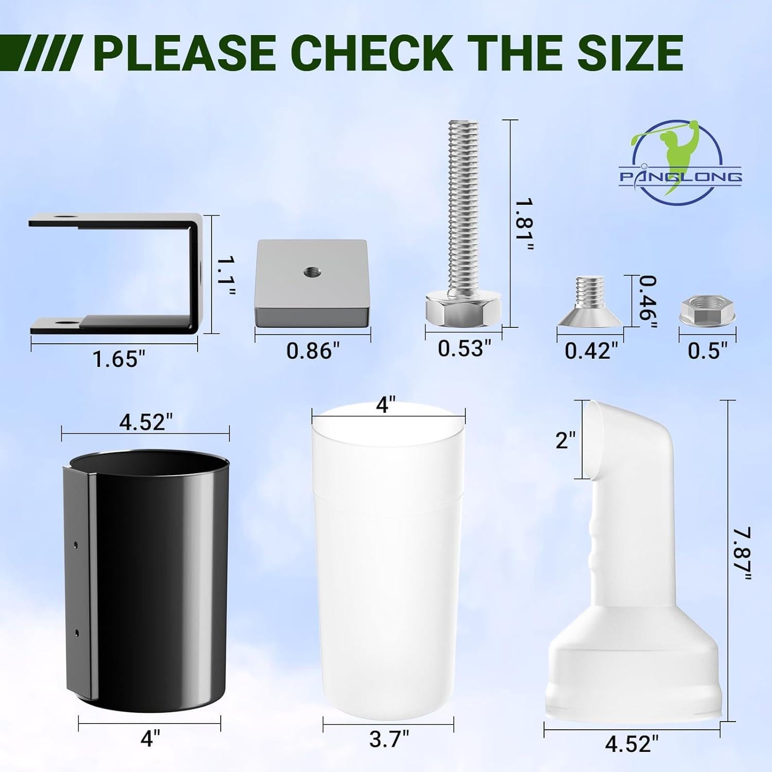 Botella de Arena Panglong para Carro de Golf Universal 1L