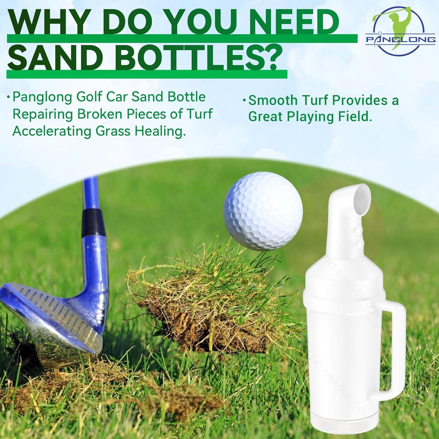 Botella de Arena para Carro de Golf Panglong 34.8cm con Soporte