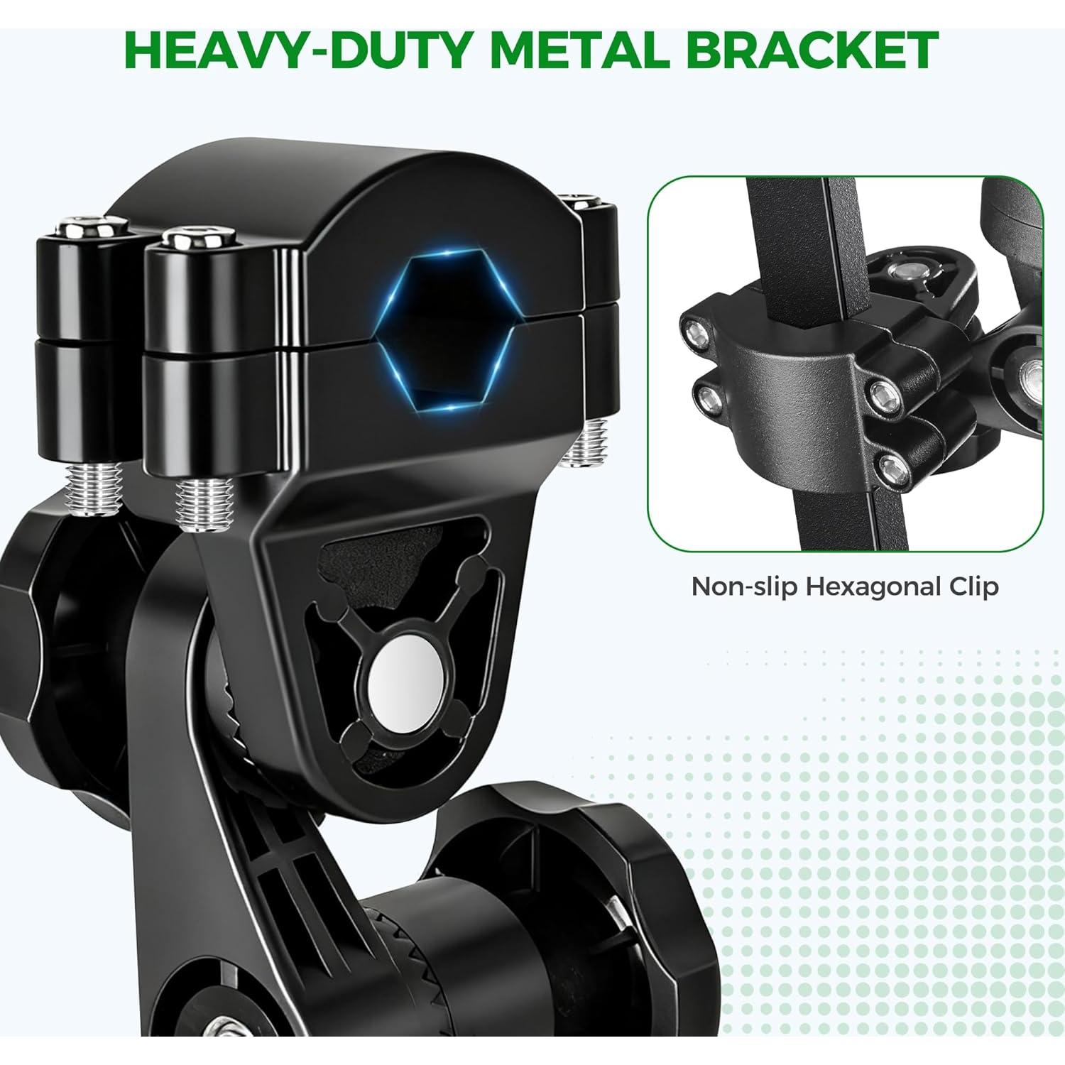 Soporte de Bandera para Carro de Golf 10L0L - Paquete de 2 con Banderas