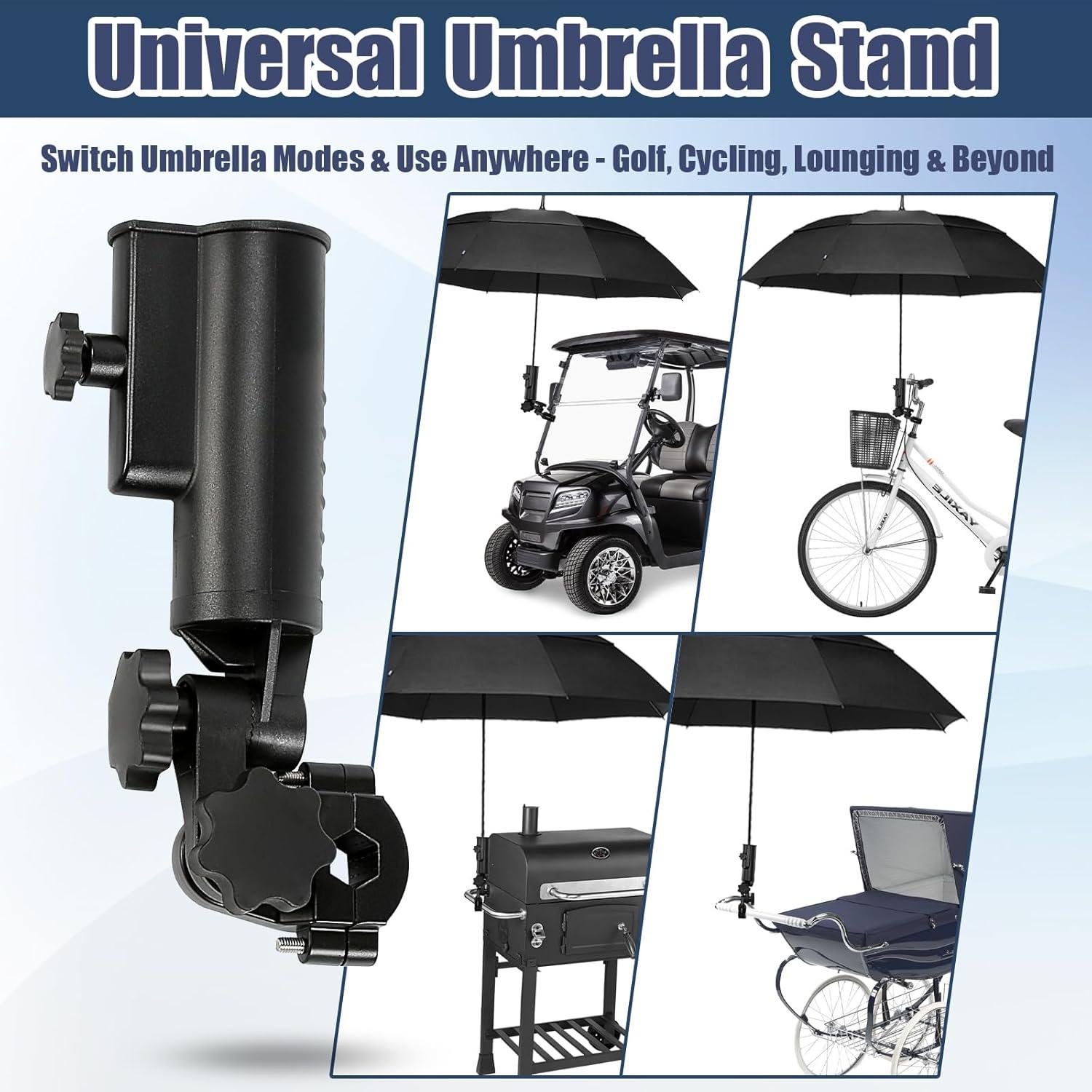 Soporte para Bandera de Carrito de Golf CHENGWEI con Bandera USA