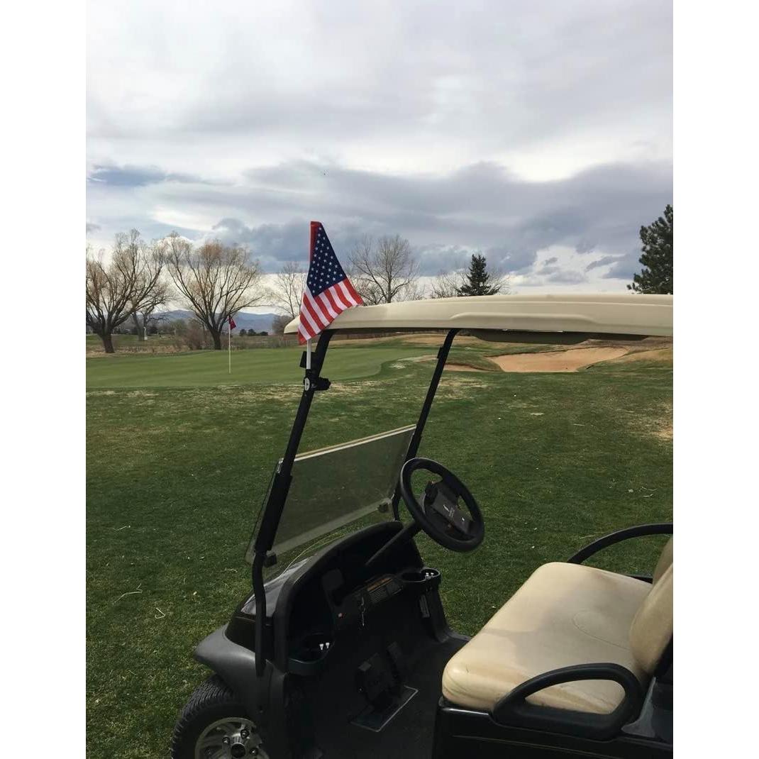Soporte de Bandera Caddie Buddy con Bandera Americana 22.86x30.48cm