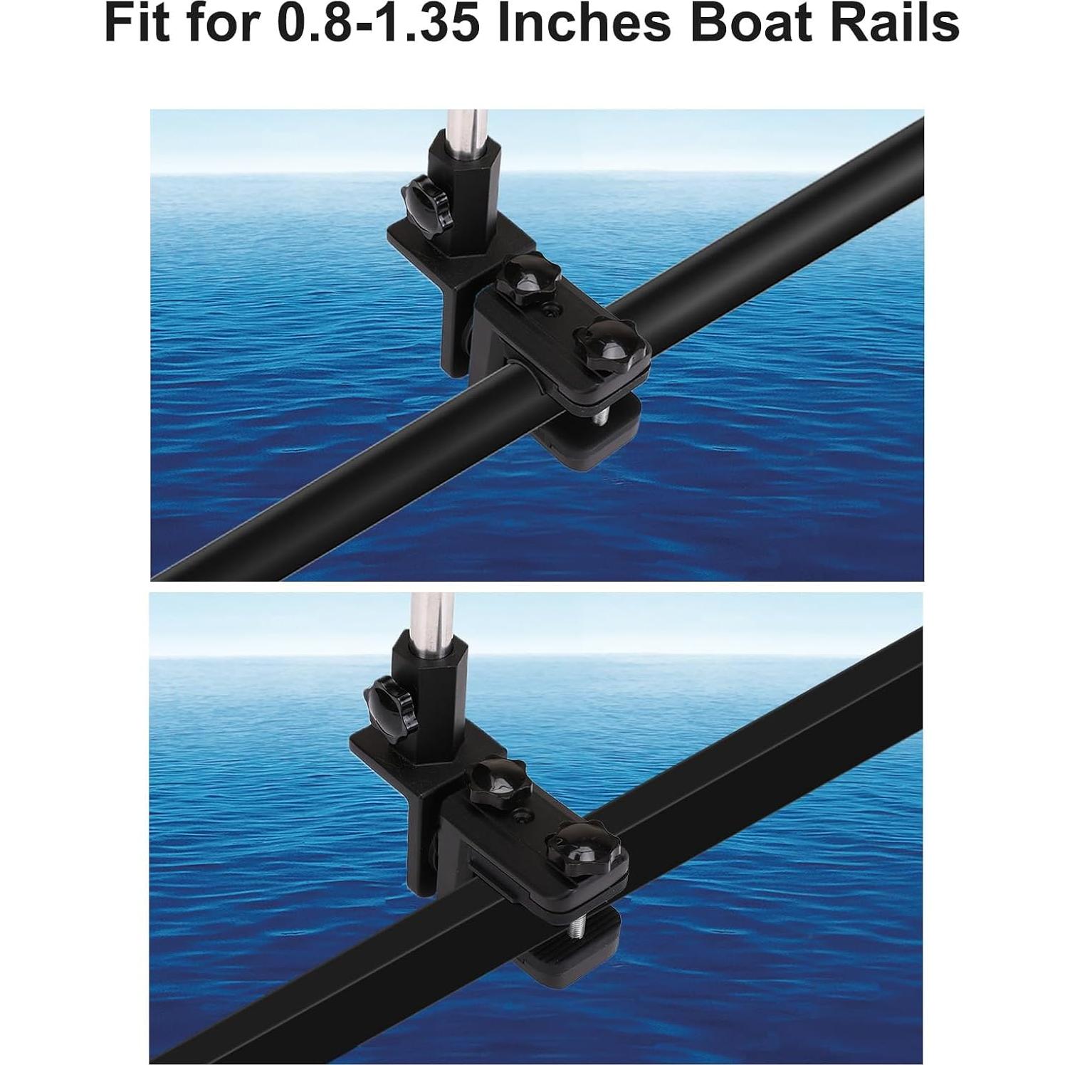 Kit de Asta de Bandera Ajustable MEGREZ para Botes 76.2 cm