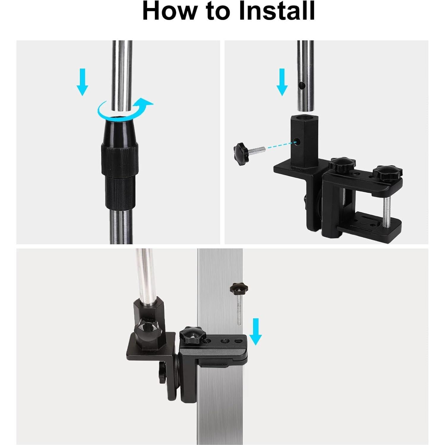 Kit de Asta de Bandera Ajustable MEGREZ para Botes 76.2 cm