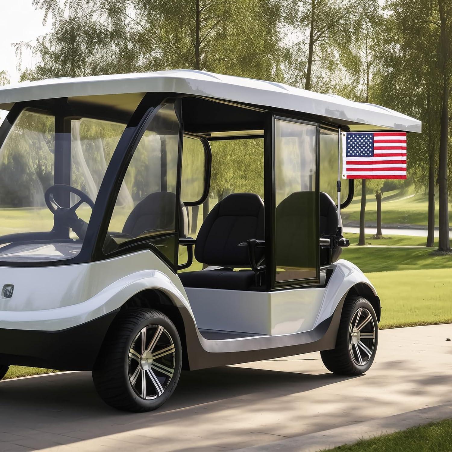 Kit de Asta de Bandera Ajustable MEGREZ para Botes 76.2 cm