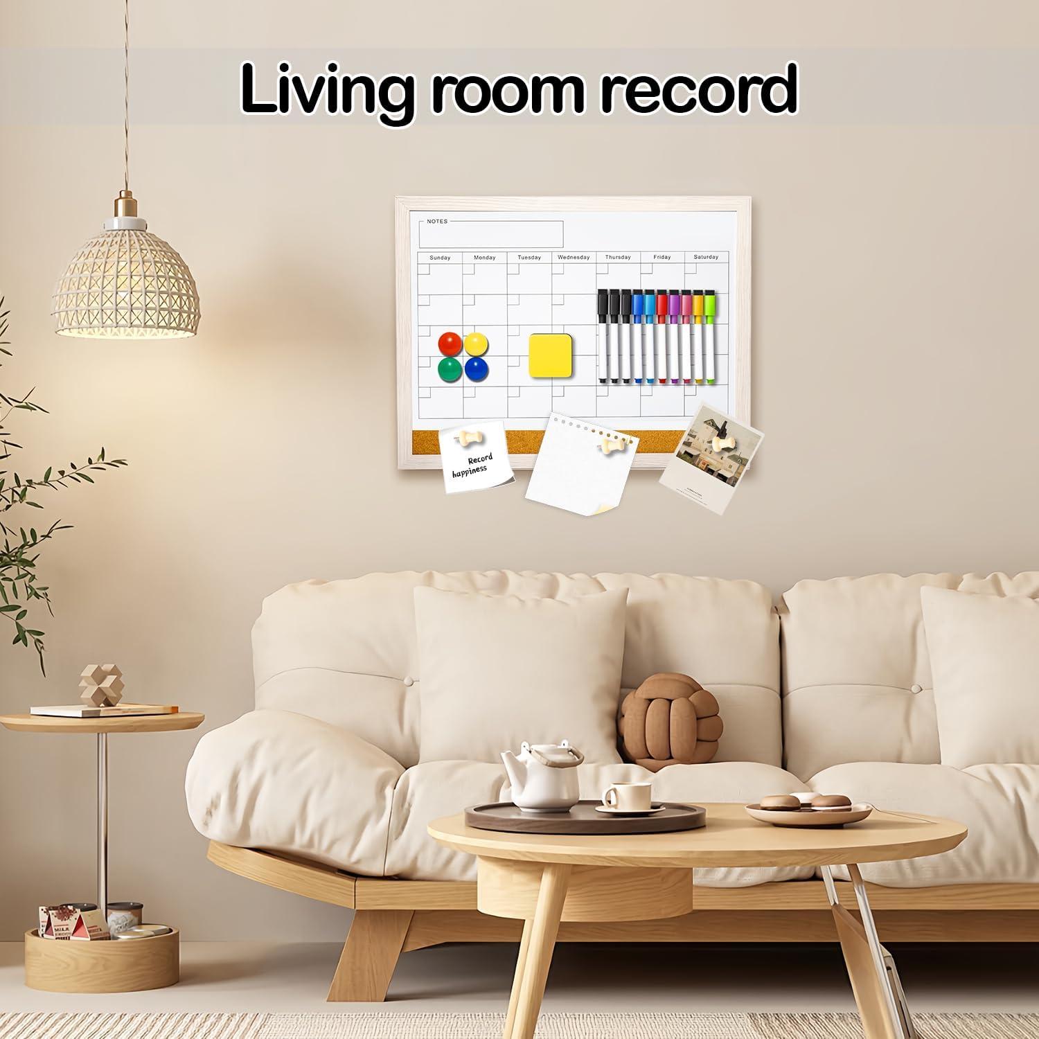 Calendario de Borrado en Seco Magnético Lihengkong 43x33 cm