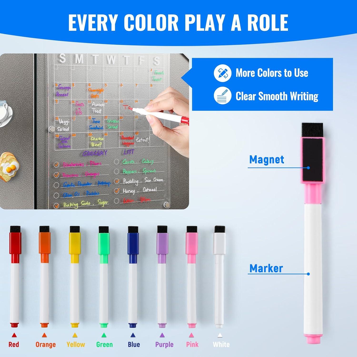 Calendario Magnético Acrílico Grande LANDNEOO 36.83x29.21cm