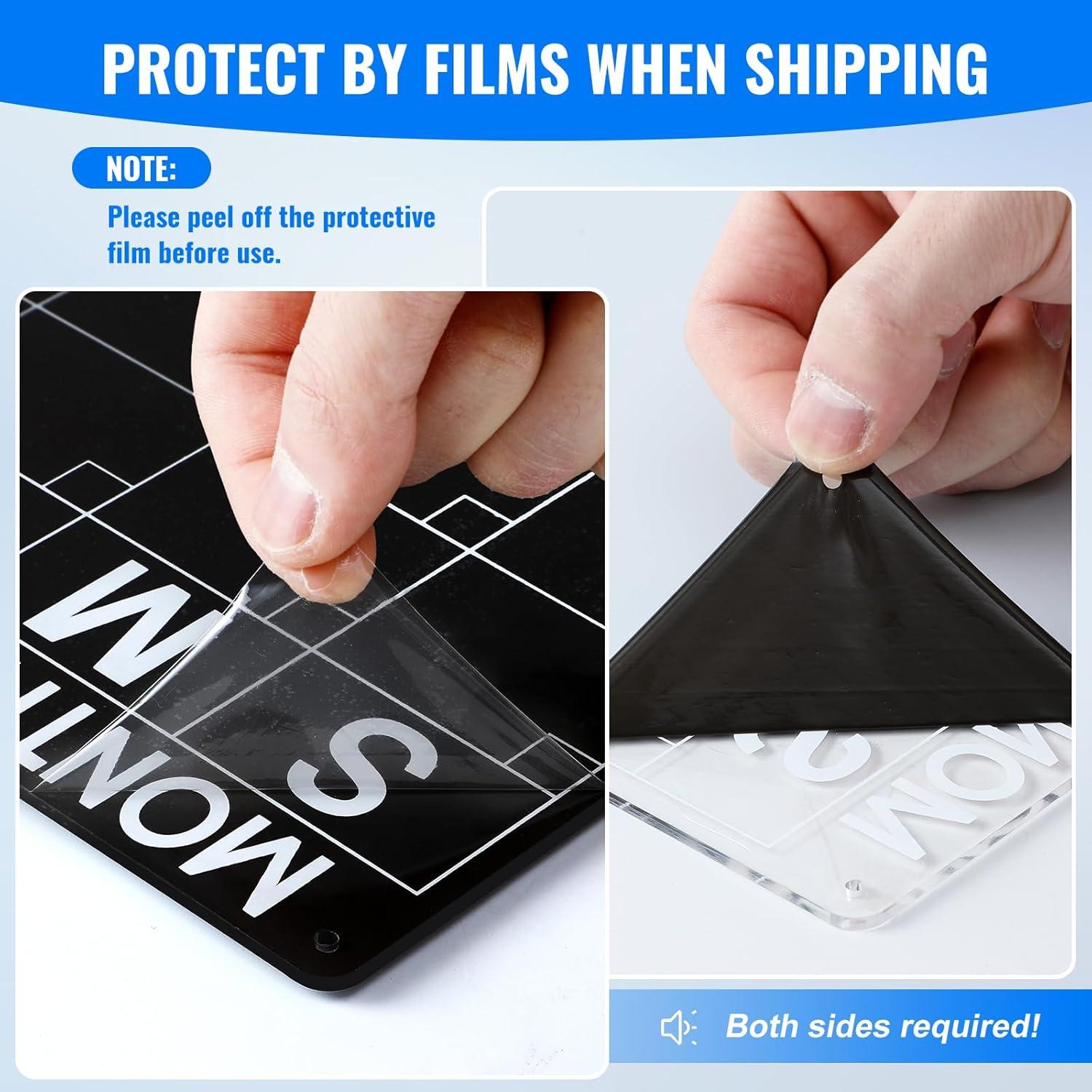 Calendario Magnético Acrílico Grande LANDNEOO 36.83x29.21cm