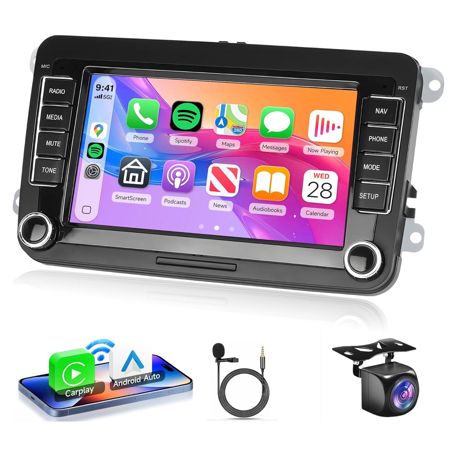 Estéreo de Coche Rimoody 7" Android 13 CarPlay Inalámbrico