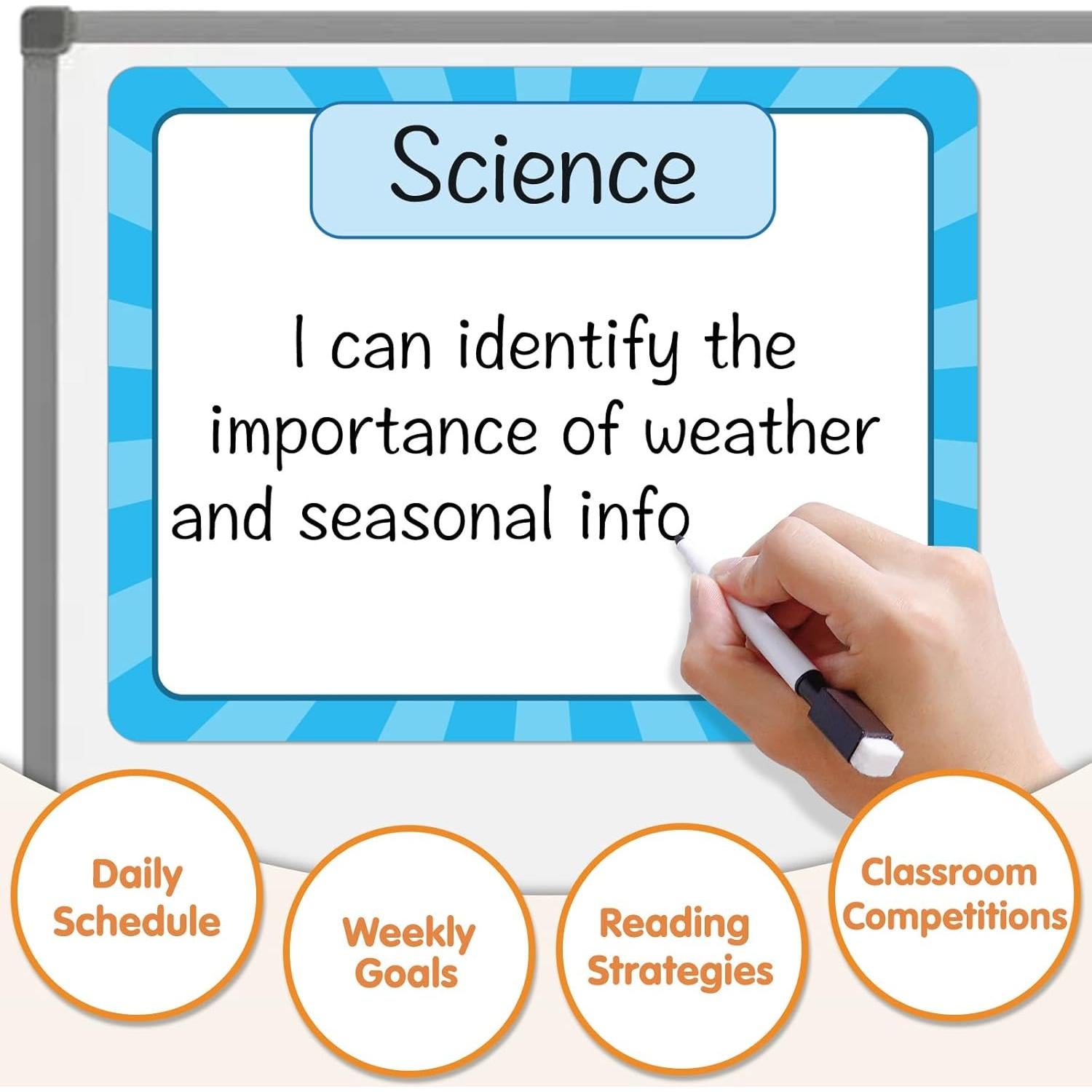 Organizador Magnético de Objetivos Auchq - 6 Imánes Reutilizables