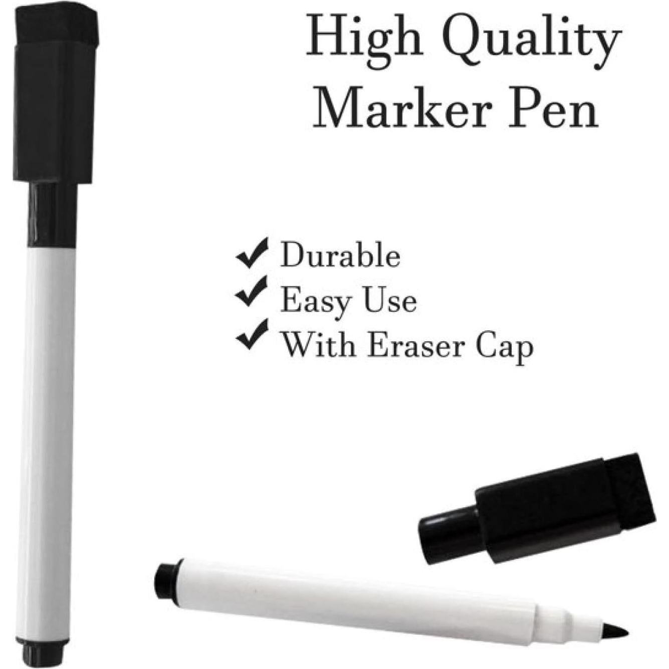 Tablero Magnético Borrado en Seco CEREM 15x20 cm Negro