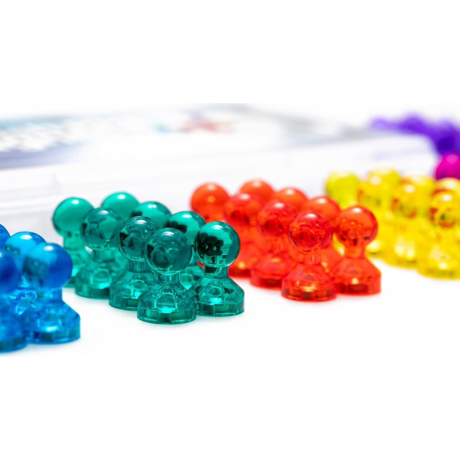 56 Imanes de Pin Coloridos Products4Future - 7 Colores Asortidos