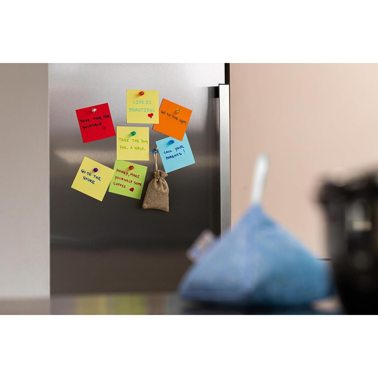 56 Imanes de Pin Coloridos Products4Future - 7 Colores Asortidos