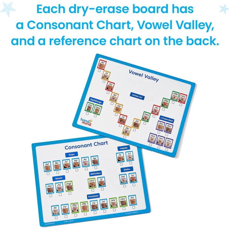 Tableros de Sonido Magnéticos hand2mind - Juego de 6