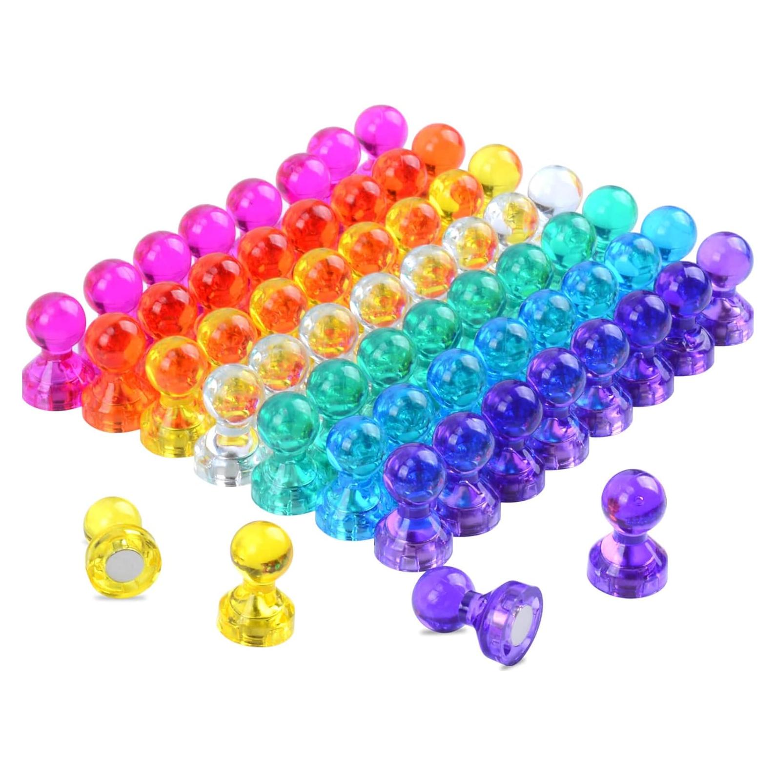 60 Imanes Magnéticos MIN CI para Refrigerador y Pizarra Blanca