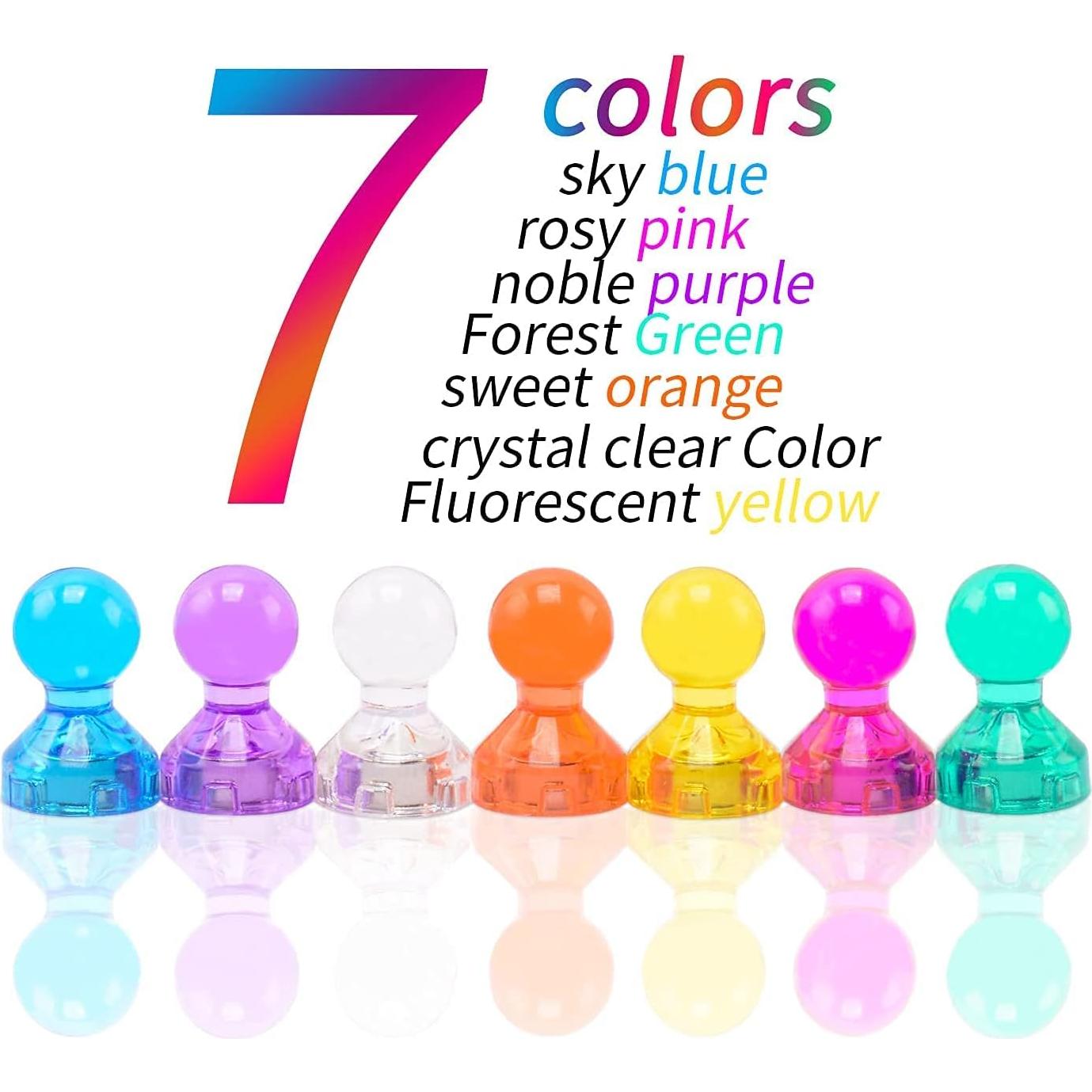 60 Imanes Magnéticos MIN CI para Refrigerador y Pizarra Blanca