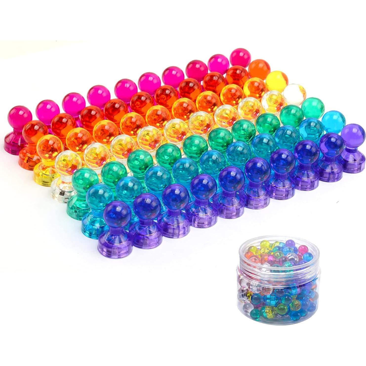 60 Imanes Magnéticos MIN CI para Refrigerador y Pizarra Blanca