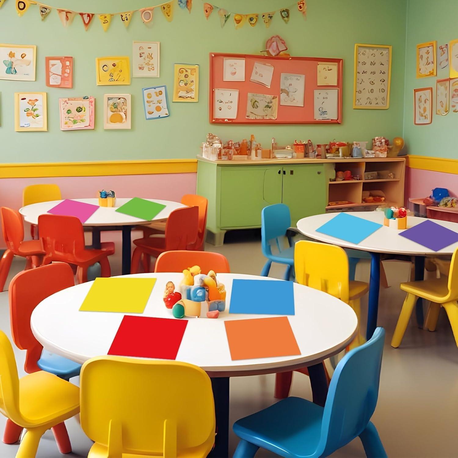 8 Tableros Magnéticos de Borrado en Seco Naozinebi 25 cm Coloridos