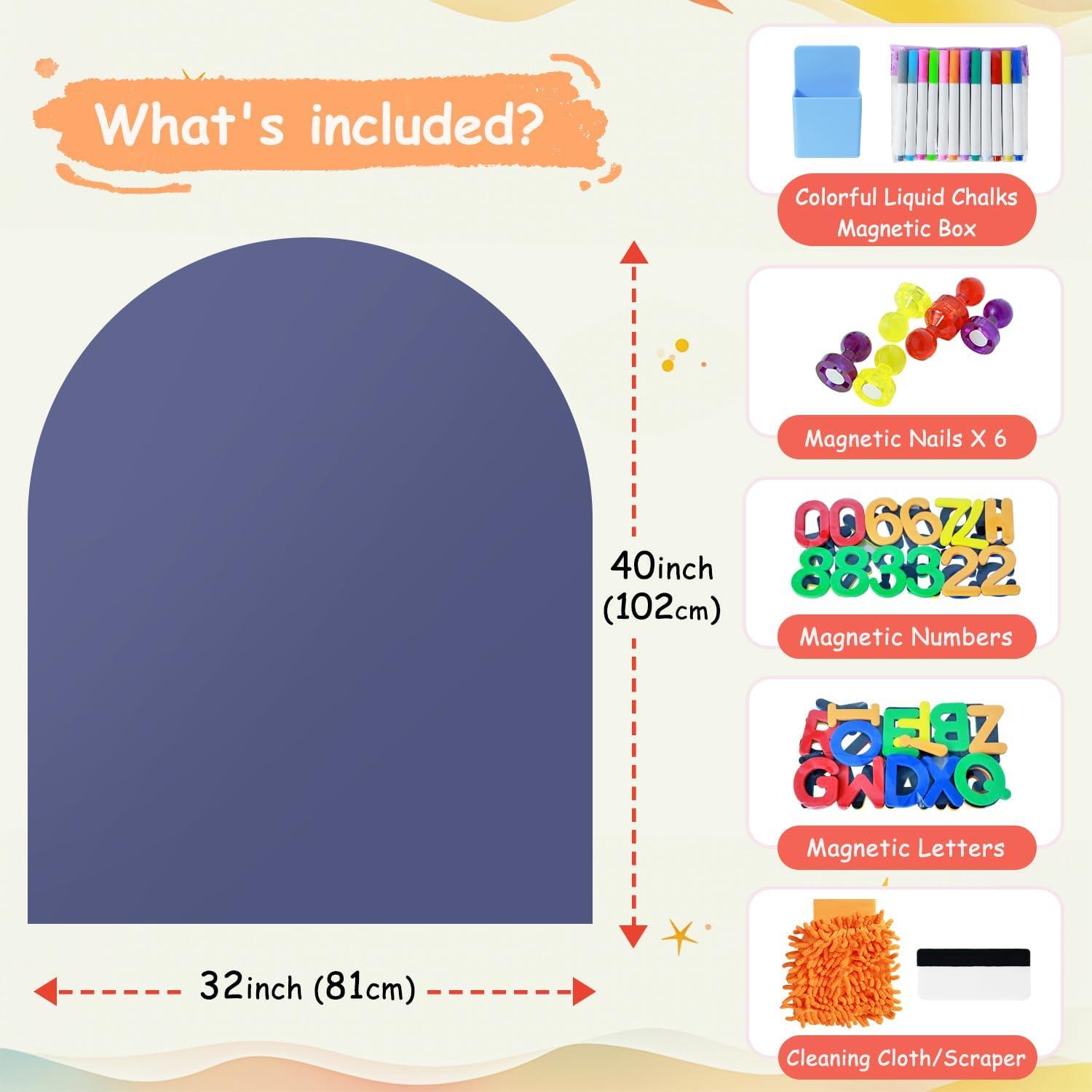 Calcomanía Magnética de Pared OMKSIH 101.6x81.3 cm Azul