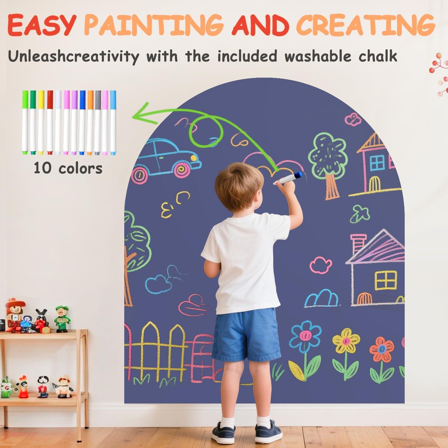 Calcomanía Magnética de Pared OMKSIH 101.6x81.3 cm Azul