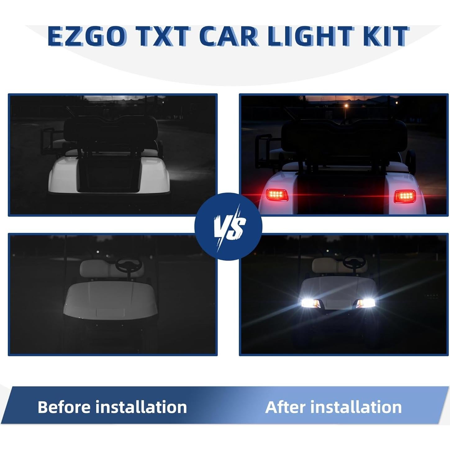 Kit de luces LED Mixopoly para carrito de golf EZGO TXT 1996-2013