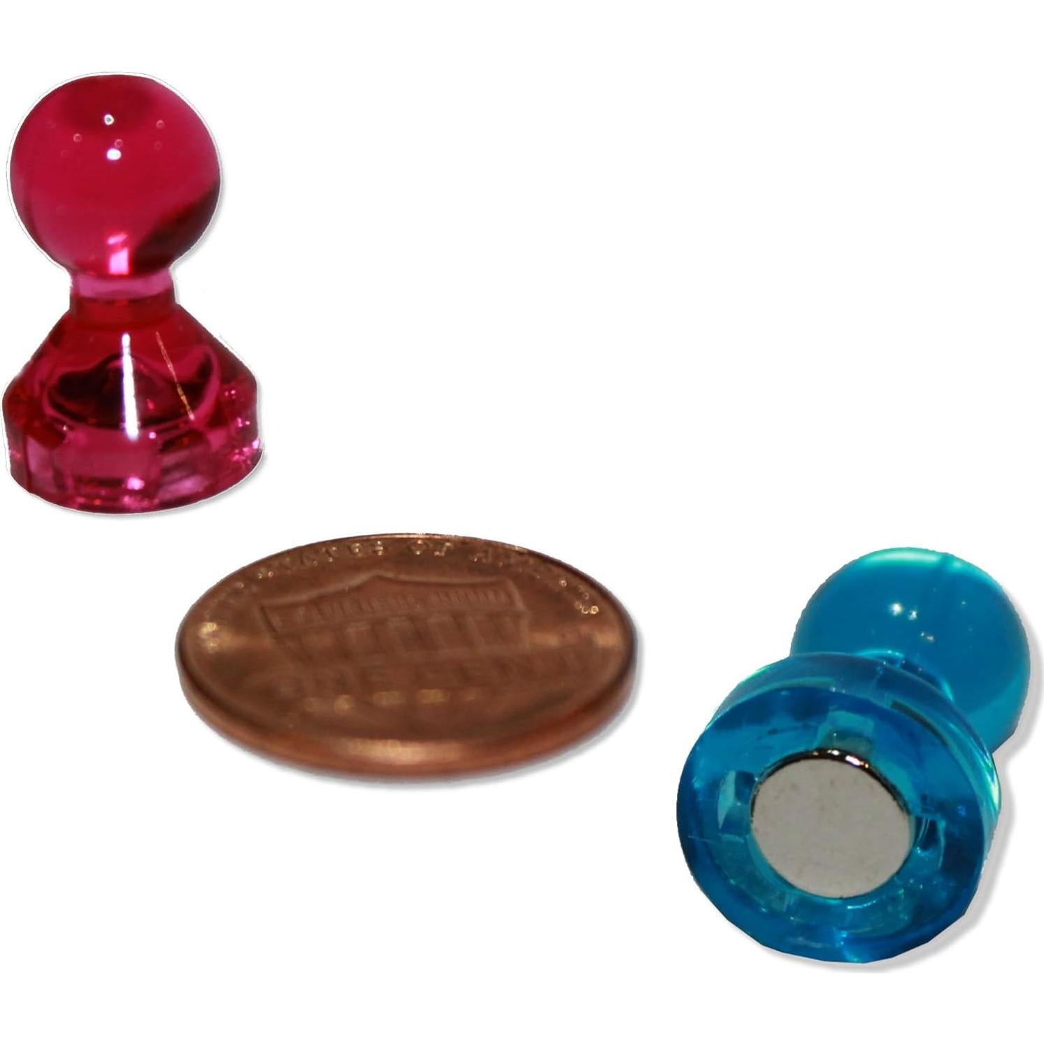 Imanes de Clavo Magnéticos MapMagnets Rosa 24 Piezas 11x17mm