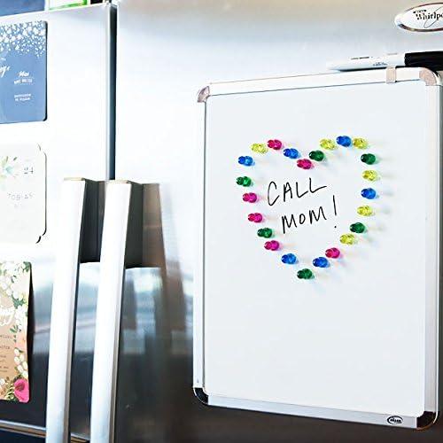 Imanes de Clavo Magnéticos MapMagnets Rosa 24 Piezas 11x17mm