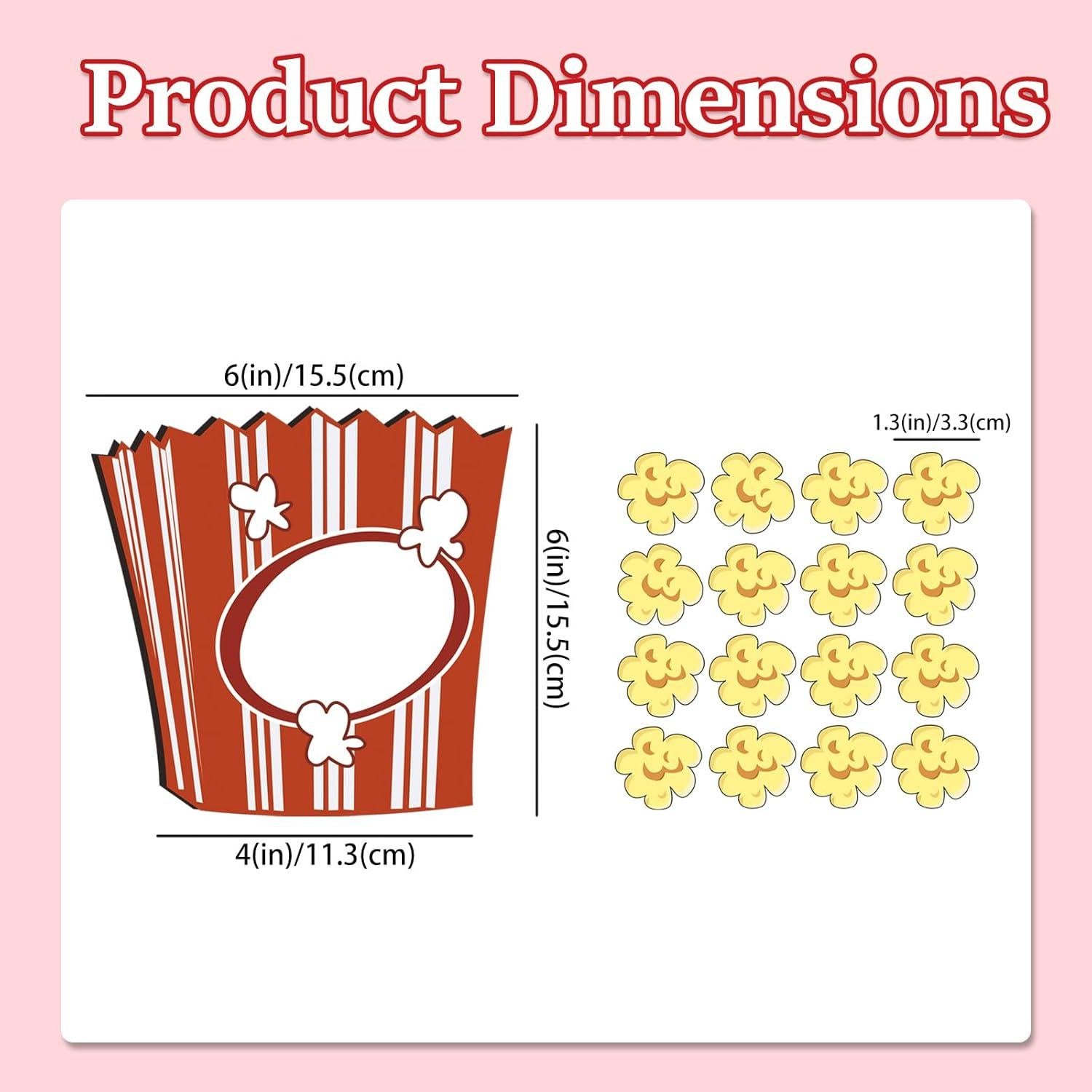 Juego de Palomitas Magnéticas Reutilizables Ai fsem 15.5x17cm