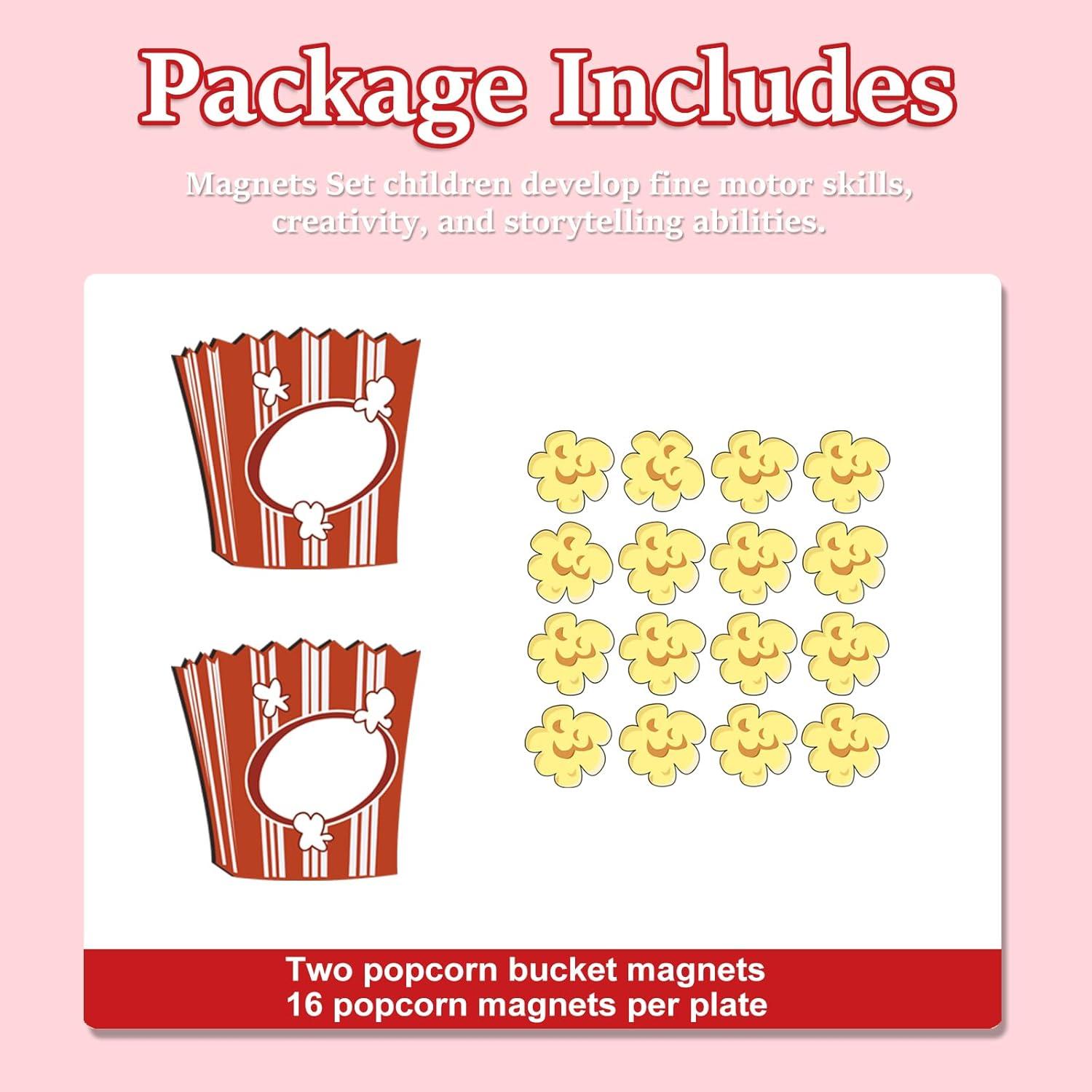 Juego de Palomitas Magnéticas Reutilizables Ai fsem 15.5x17cm