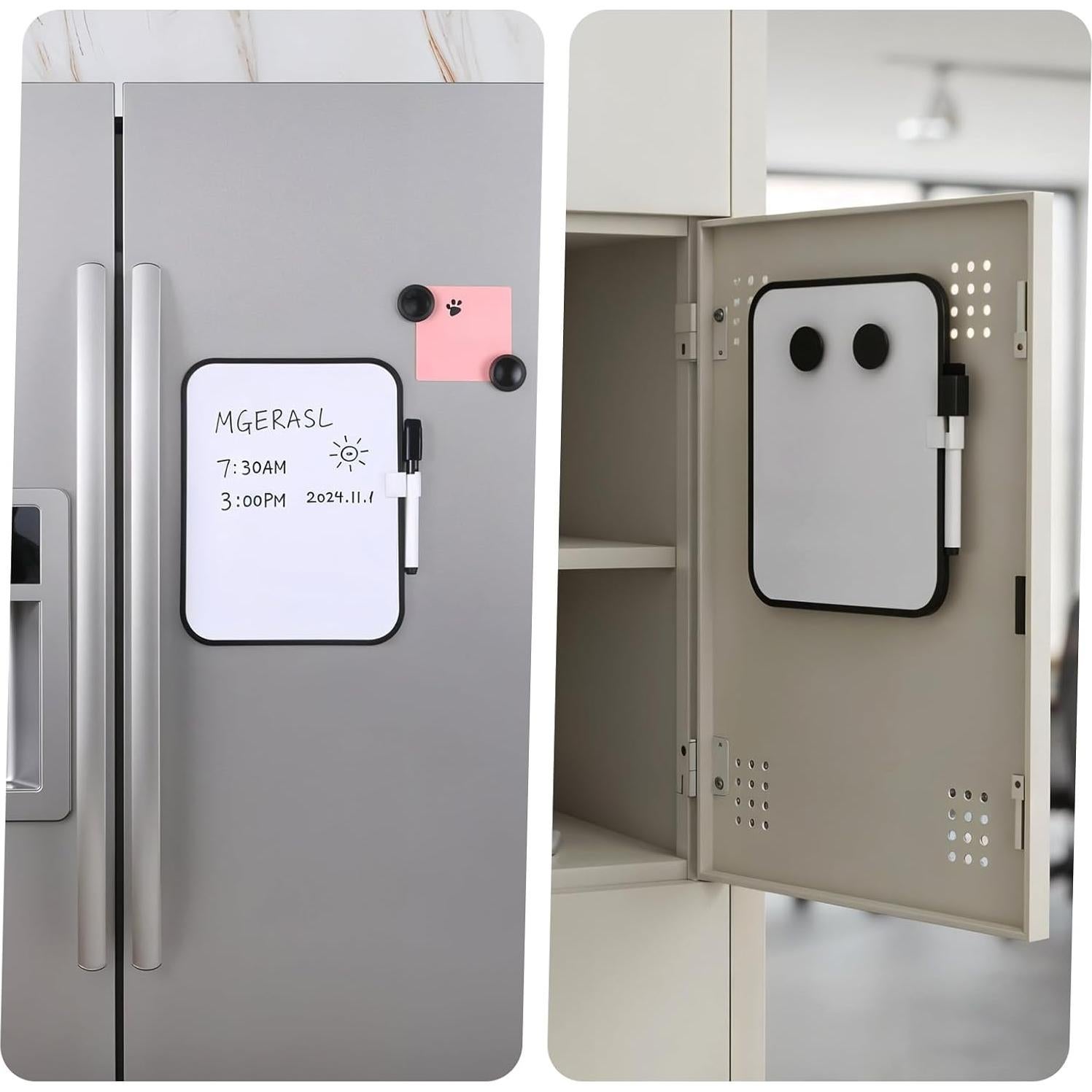 Tablero Magnético Pizarra Blanca Gsbnjuy 15x20 cm con Marcador