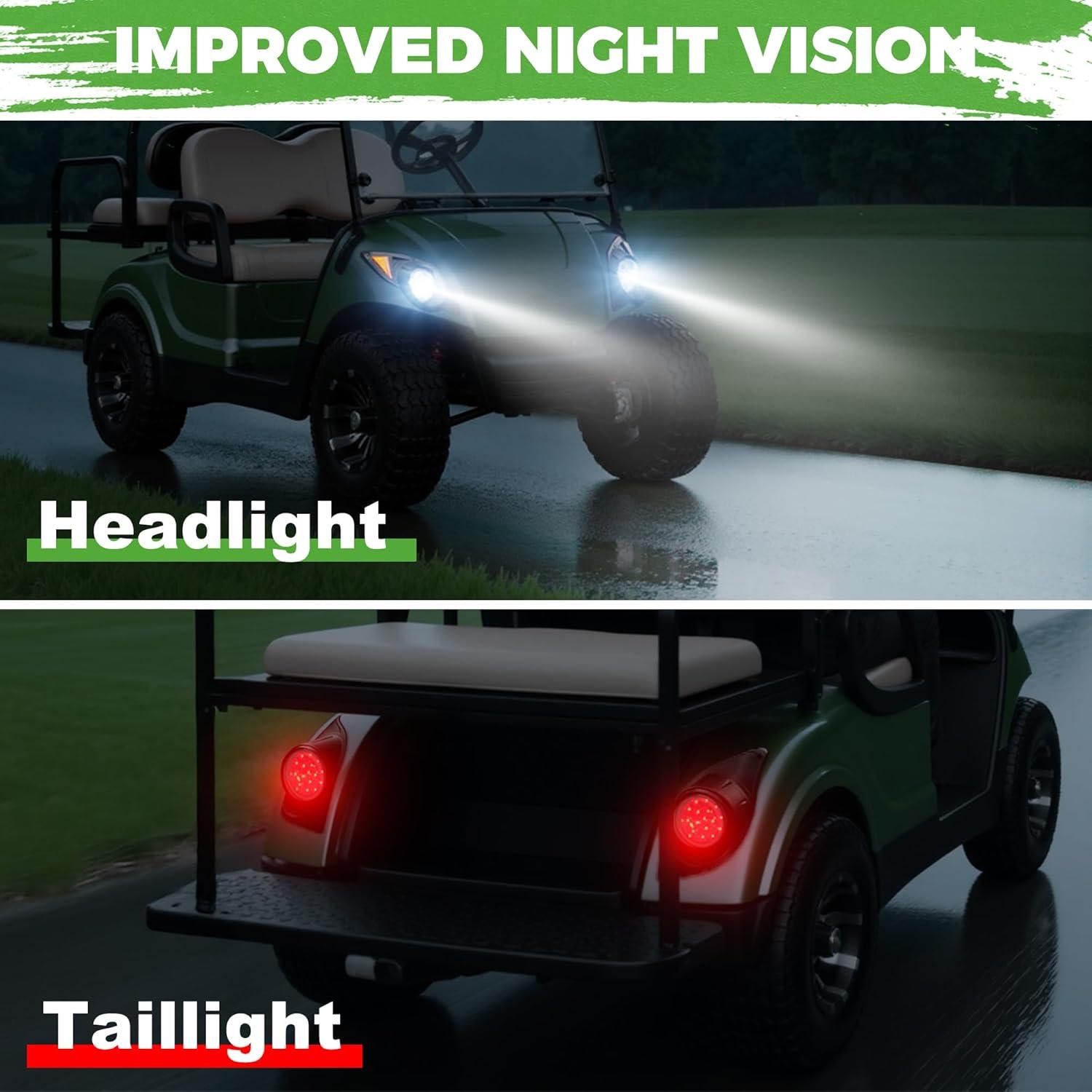 Kit de Luz Legal en la Calle 10L0L para Carrito Golf Yamaha G29