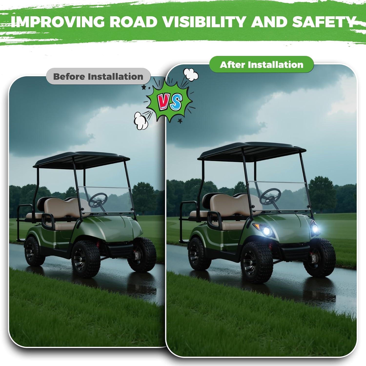 Kit de Luz Legal en la Calle 10L0L para Carrito Golf Yamaha G29