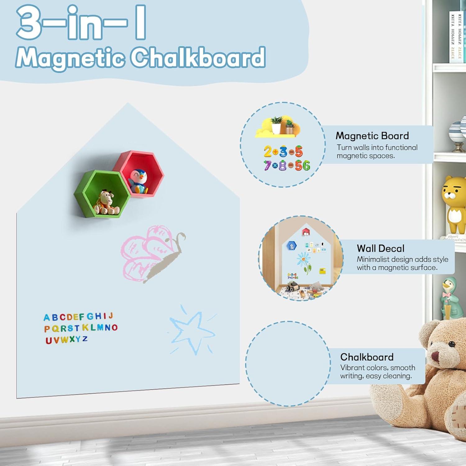 Pizarra Magnética Autoadhesiva 101.6x81.3cm xmagnn Azul