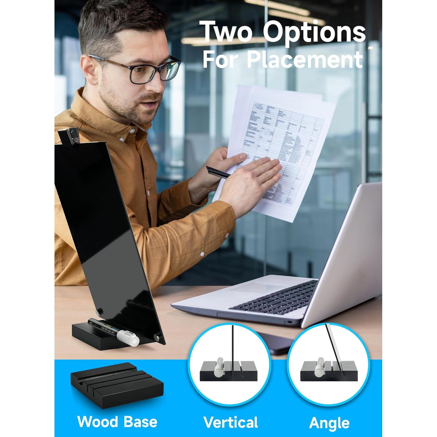 Tablero de Borrado en Seco Kivsty 30.5x20.3cm con Soporte