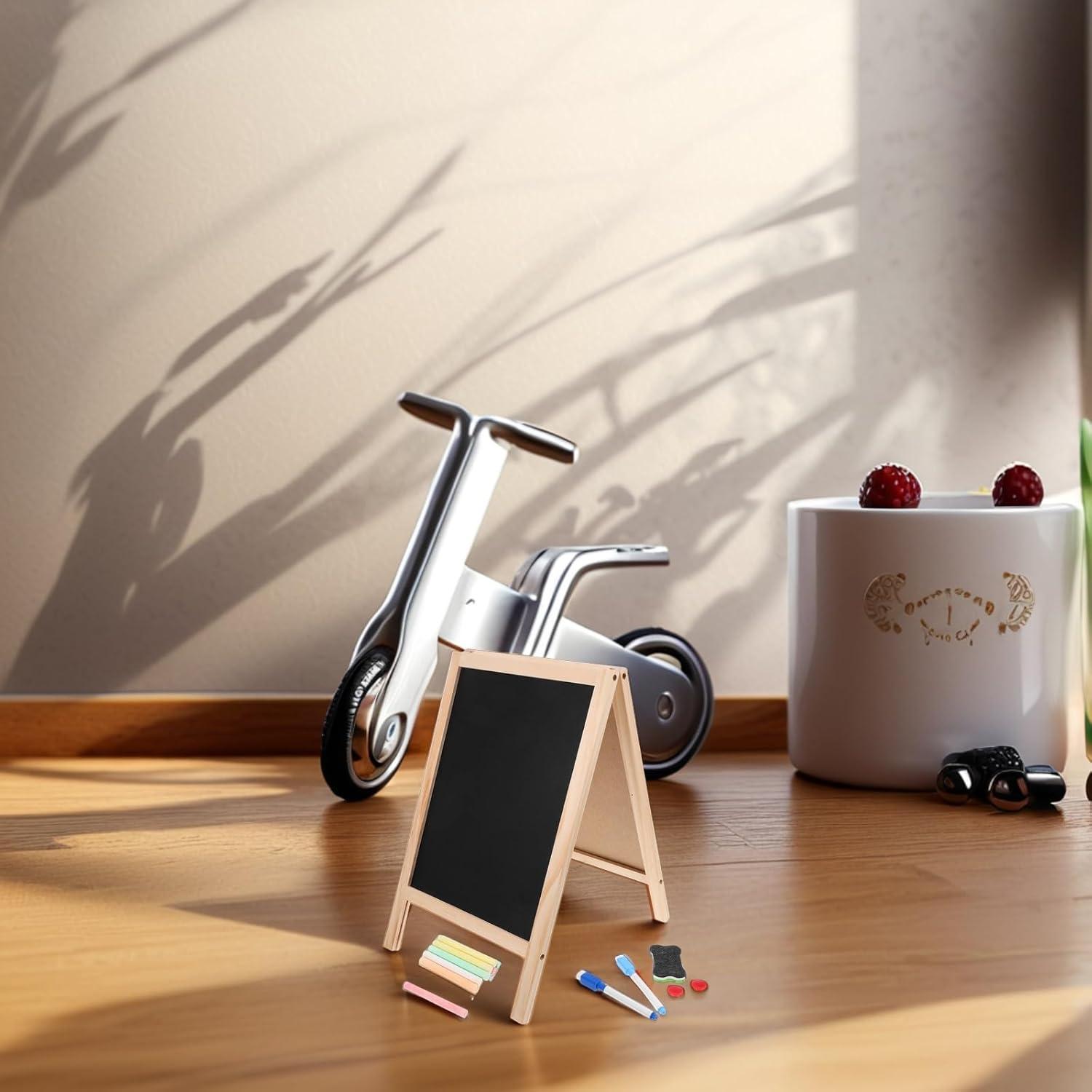 Caballete de Arte Toyvian para Niños - Pizarra Doble Cara 40x25cm