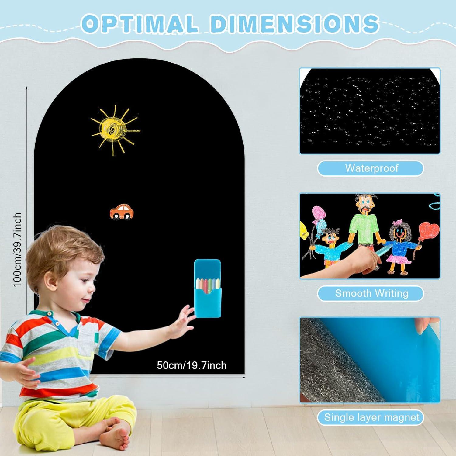 Calcomanía Magnética para Pared LAIAMER 50x100 cm Negra