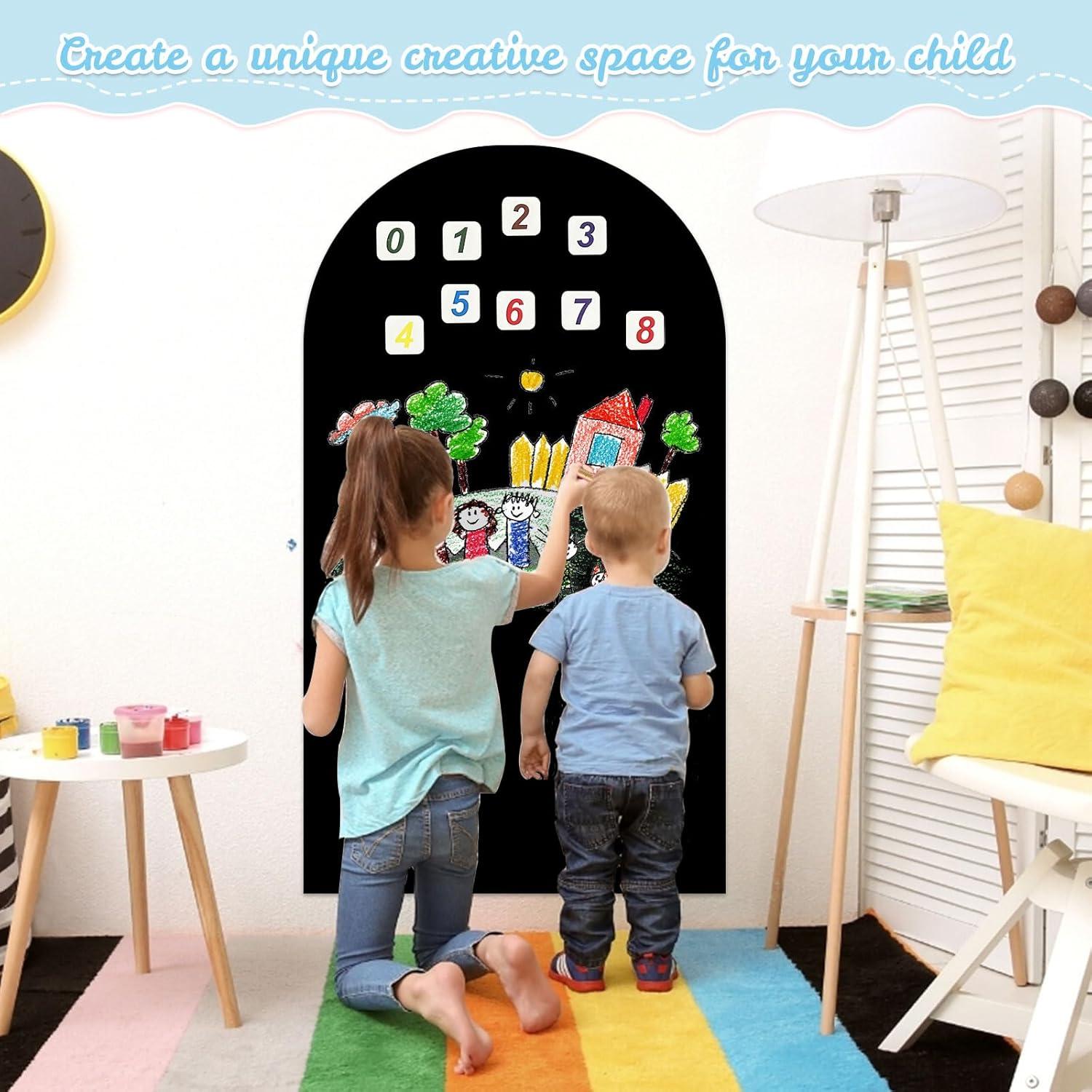 Calcomanía Magnética para Pared LAIAMER 50x100 cm Negra