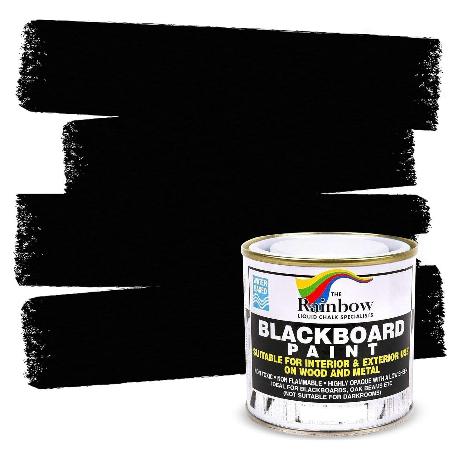 Pintura de Pizarra Negra Rainbow Chalk 250ml Acabado Mate