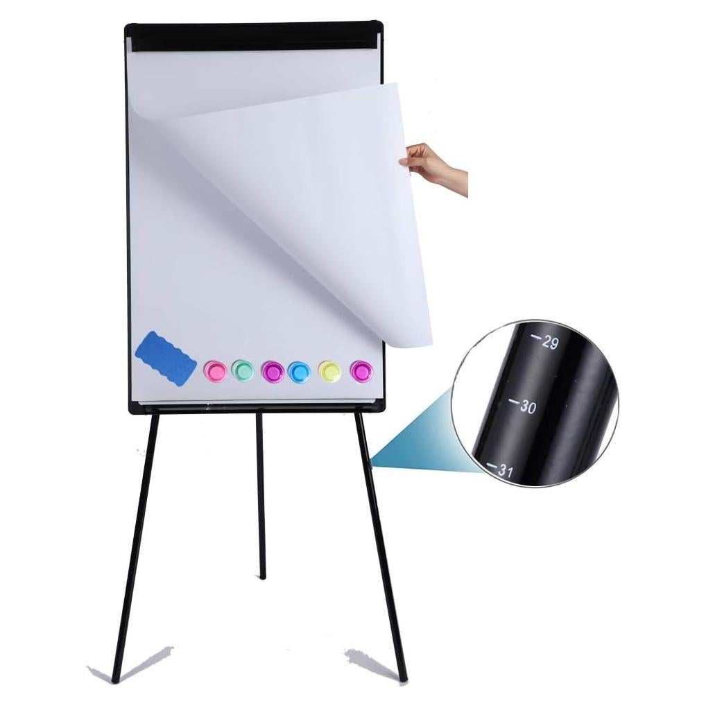 Caballete Pizarra Blanca Magnética DexBoard 91.44x60.96cm Ajustable